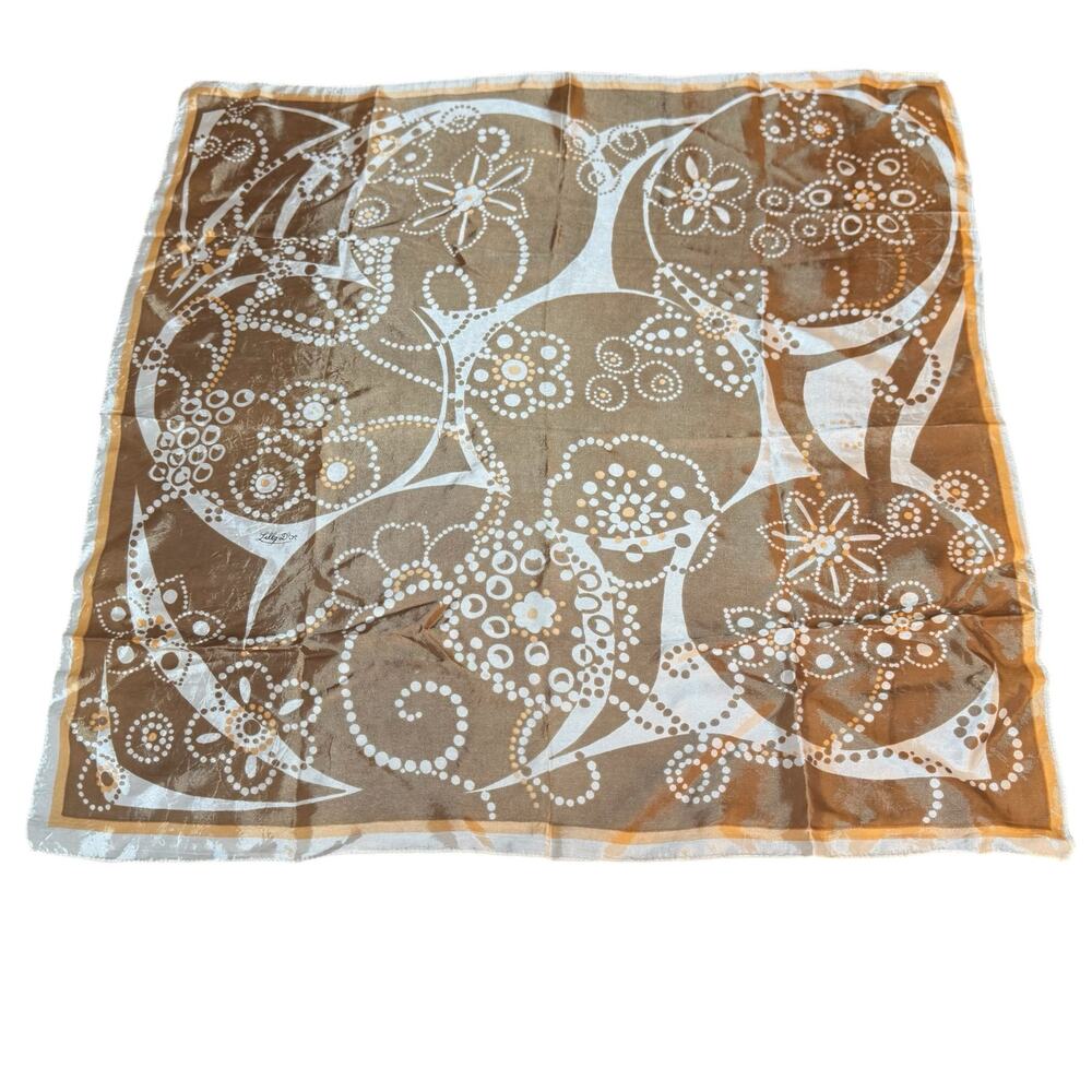 Lilly D'or Vintage Floral Design Scarf
